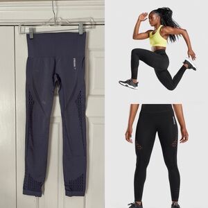 Gymshark High Rise Leggings Purple Plum Seamless Size XS